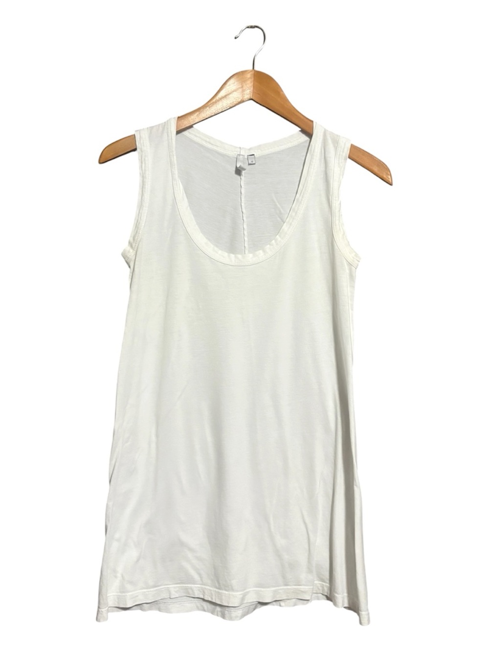 JARBO Classic White Cotton Scoop Neck Tank Top
